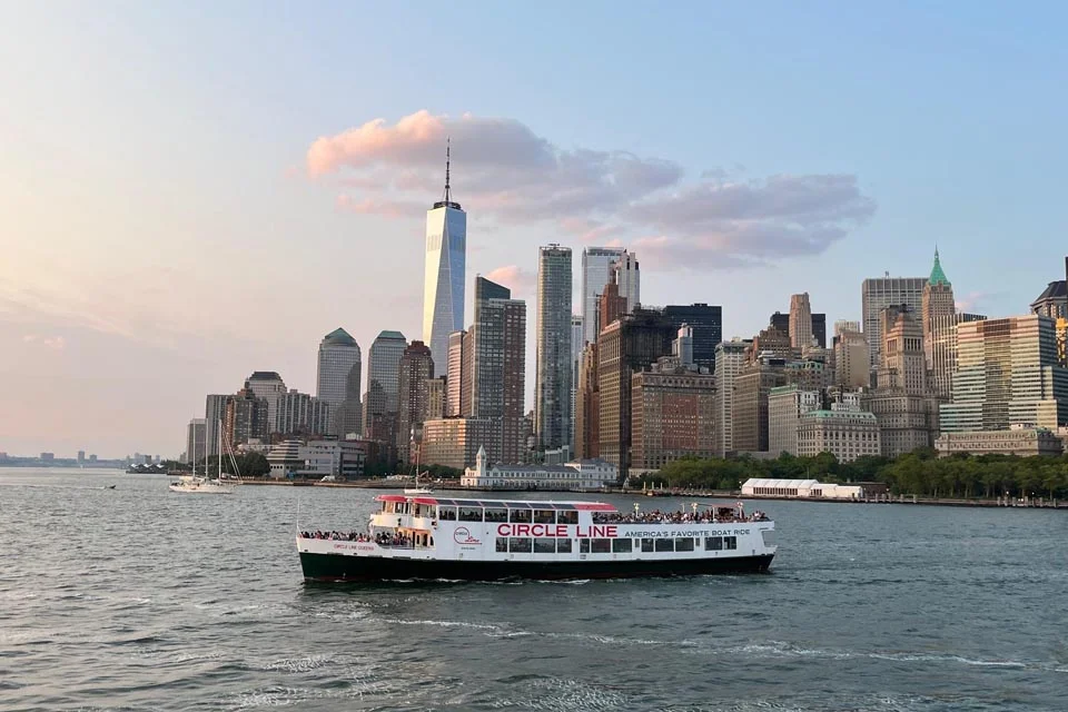 New York City: Statue of Liberty Sunset Cruise Ticket