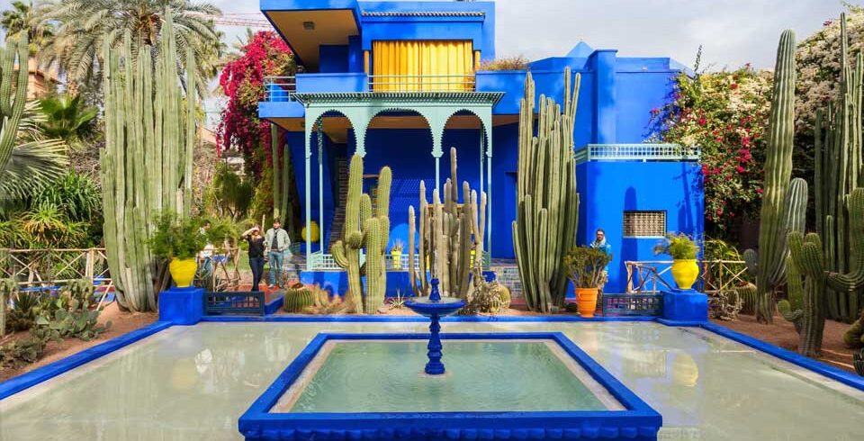A Cubist villa in Majorelle Garden