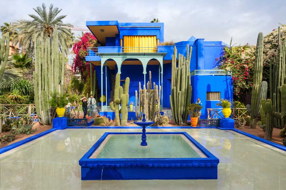 A Cubist villa in Majorelle Garden