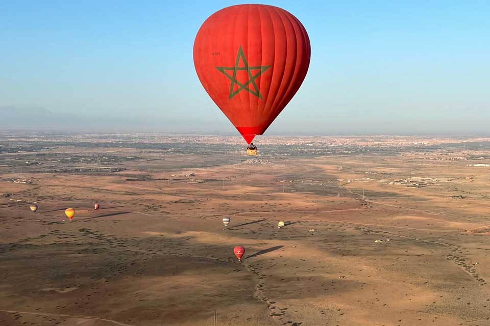 A 40-Minute Balloon Launched in Marrakech Early Morning