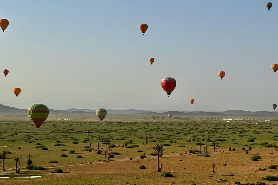 A 40-Minute Balloon Float in Marrakech in the Early Morning